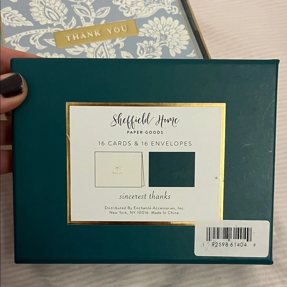 Sheffield Home Thank You Card Boxes